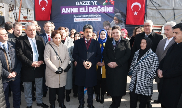Gazze'ye yardım tırı Kırşehir'den yola çıktı
