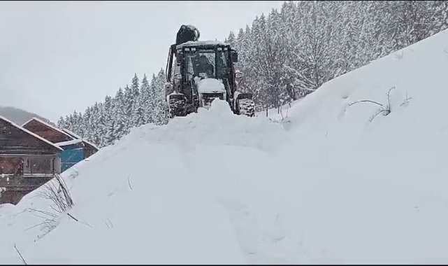 Giresun’da karla mücadele