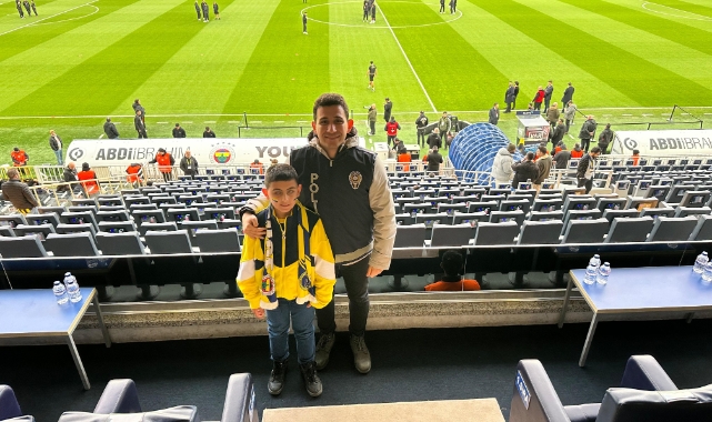 Görme engelli Abdullah’ın statta maç hayali gerçek oldu