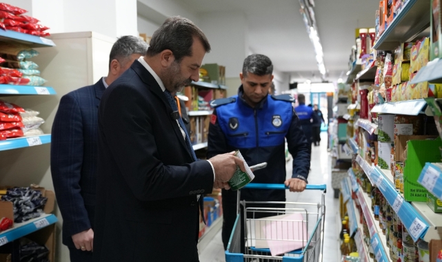 Gürsu Belediye Başkanı Mustafa Işık market denetimlerine katıldı