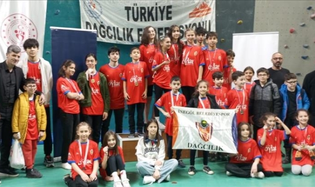 İnegöllü dağcılardan 40 madalya