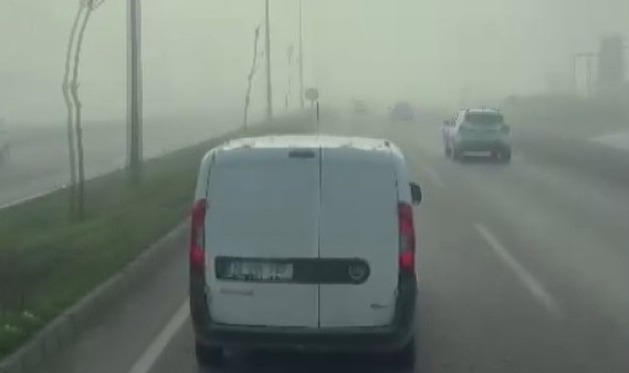 İtfaiyecilere yol vermeyen sürücüye ceza yazıldı