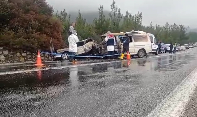 İzmir’deki kaza sonrası yangın! 1 kişi yanarak öldü, 3 yaralı