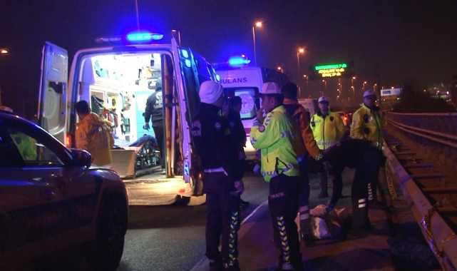 Kağıthane'de üç motosikletin karıştığı kazada 1 kişi öldü