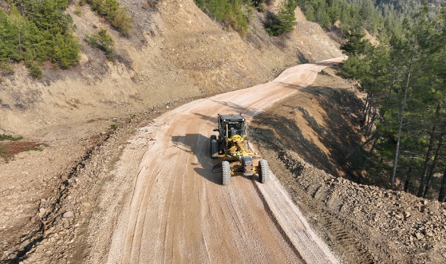Kahramanmaraş'ta yol yapım çalışmaları