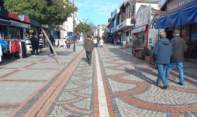 Kar sonrası güneşi gören dışarıya çıktı