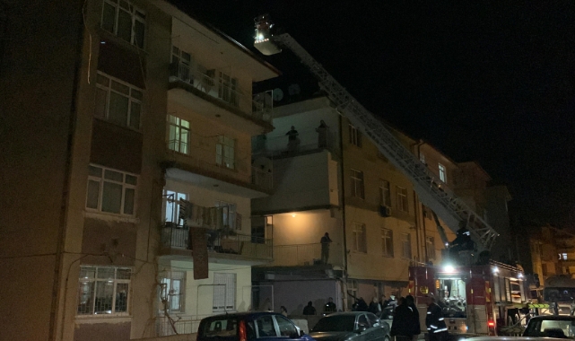 Karaman’da yangın paniği! Mahalleli sokağa döküldü