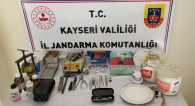 Kayseri’de sahte diş hekimini jandarma yakaladı