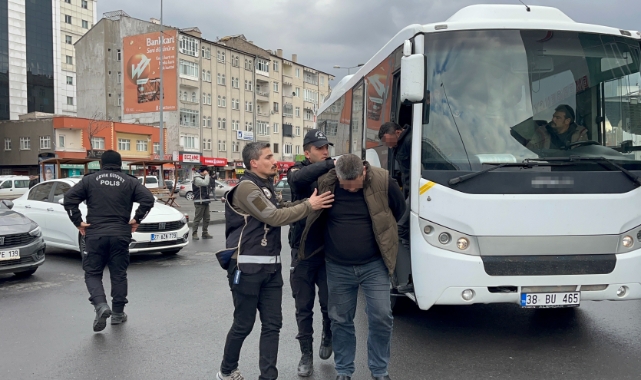 Kayseri’deki suç örgütüne 13 tutuklama!