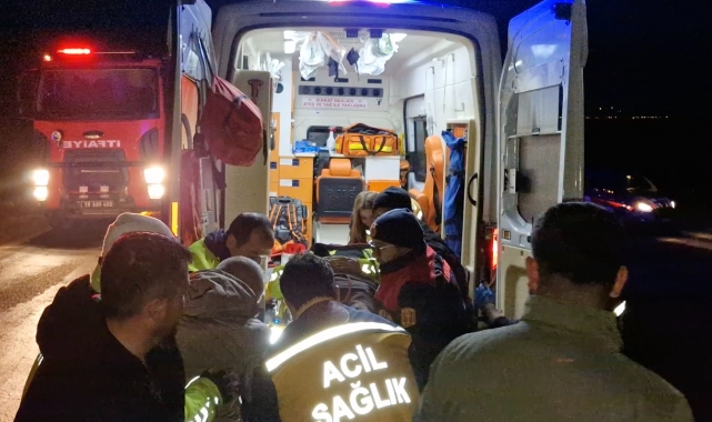 Kazaya müdahale eden trafik polisine kamyon çarptı