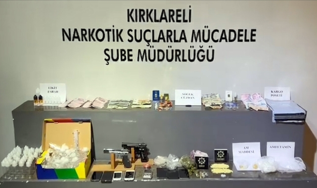 Kırklareli merkezli uyuşturucu operasyonlarında 30 tutuklama