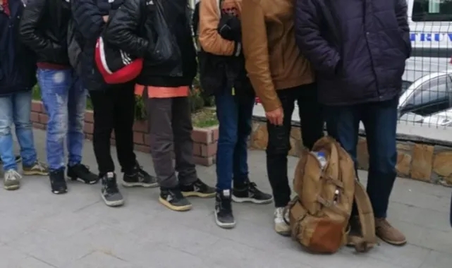 Kırklareli'nde 9 kaçak göçmen yakalandı
