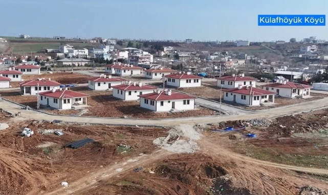 Külafhöyük Köyü deprem evlerinde sona gelindi