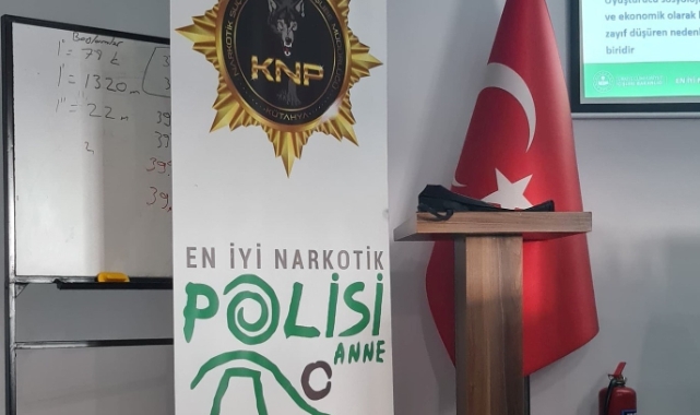 Kütahya OBM personeline bağımlılık ile mücadele eğitimi