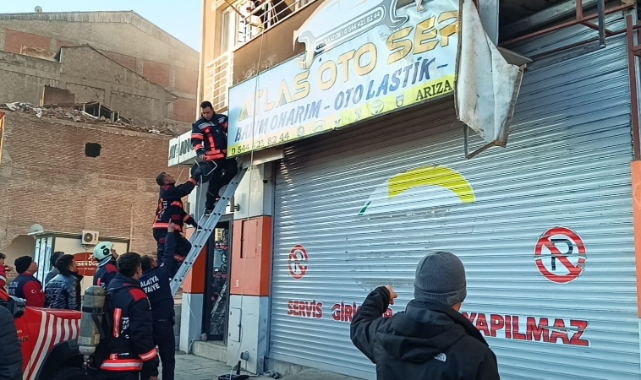 Malatya’da işyerinde yangın çıktı!