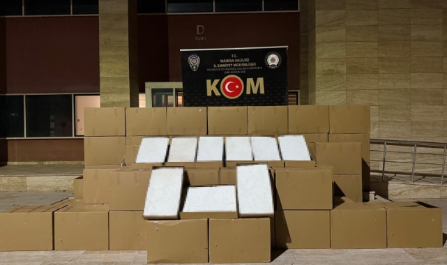 Manisa’da 1 milyon 425 bin adet kaçak sigara ele geçirildi