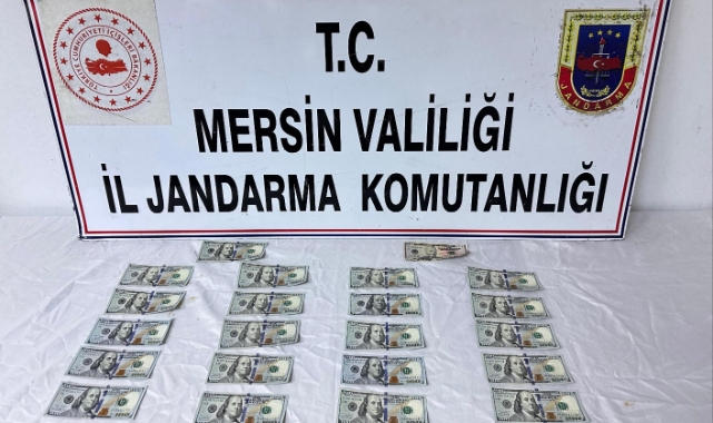 Mersin'de sahte döviz ele geçirildi