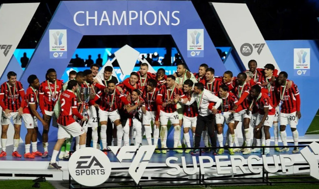 Milan'dan Süper Kupa zaferi