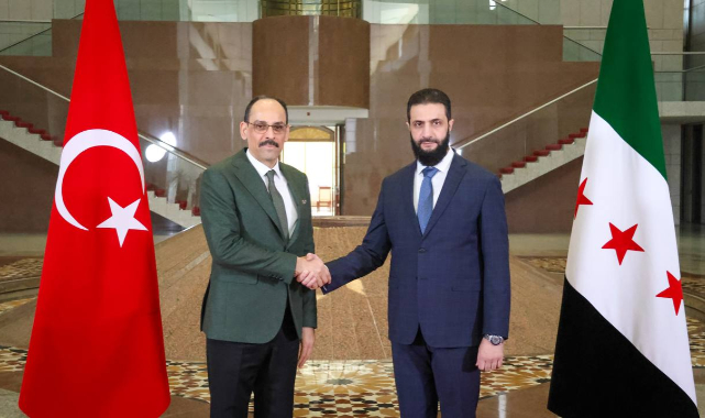 MİT Başkanı Kalın Suriye'nin yeni lideri Ahmet Şara ile buluştu!