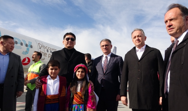 Moğolistan Cumhurbaşkanı Ukhnaa'dan Van ziyareti