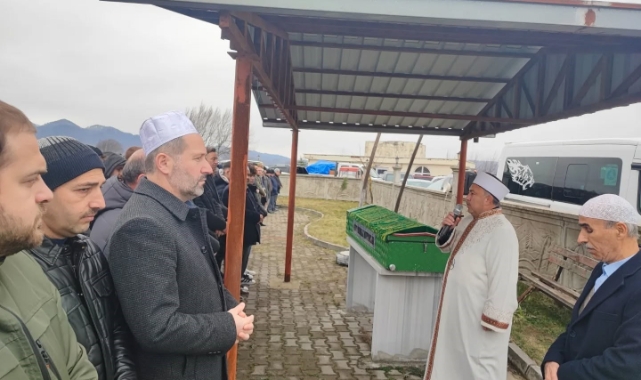 Motosiklet kazasında ölen imam son yolculuğuna uğurlandı