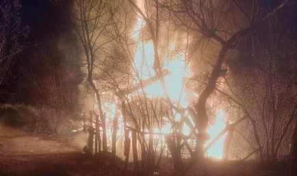 Ordu'da oyun oynayan çocuklar samanlığı yaktı