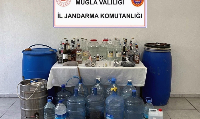 Ortaca’da kaçak alkol operasyonu