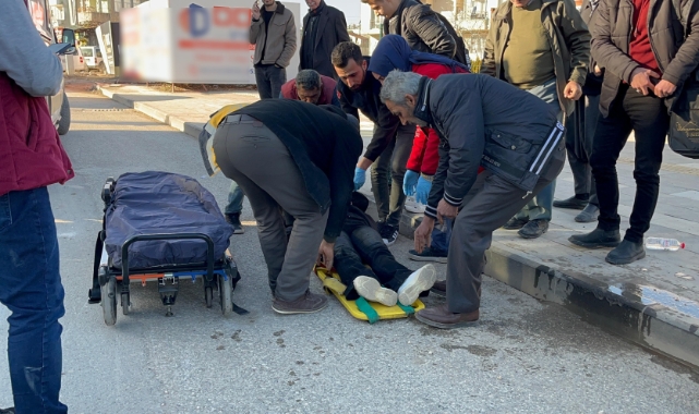 Otomobil ile motosiklet çarpıştı: 1 yaralı