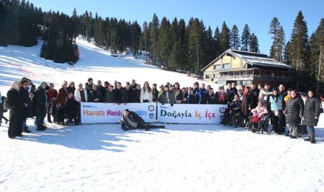 Özel bireyler, Ilgaz Dağı'nda doyasıya eğlendi