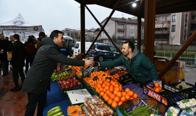 Pazarcı esnafına çorba ikramı