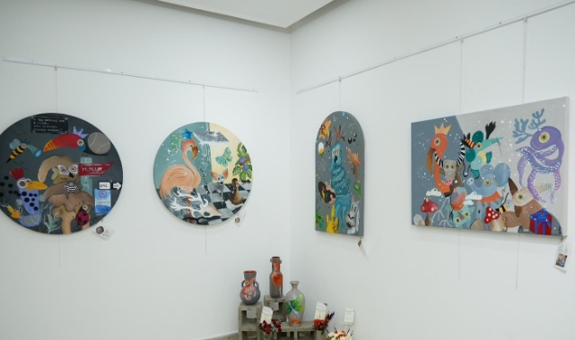 Ressam Özge Tezgör'ün Reenkarnasyon koleksiyonu Nilüfer'de