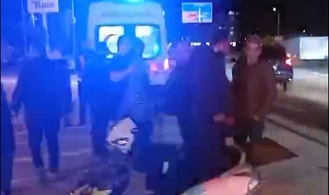 Rize'de motosikletli kuryeler çarpıştı: 2 yaralı