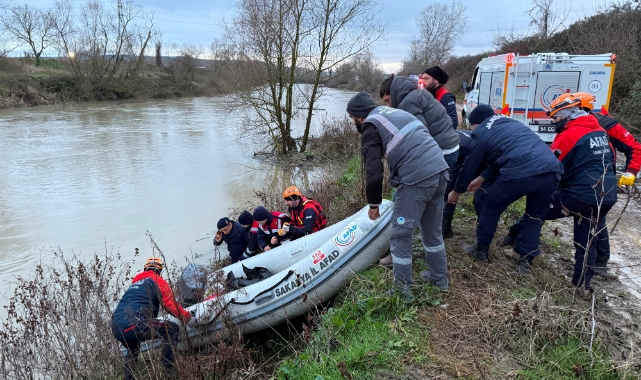 Sakarya'da nehirde bulunan ceset kayıp gence ait çıktı