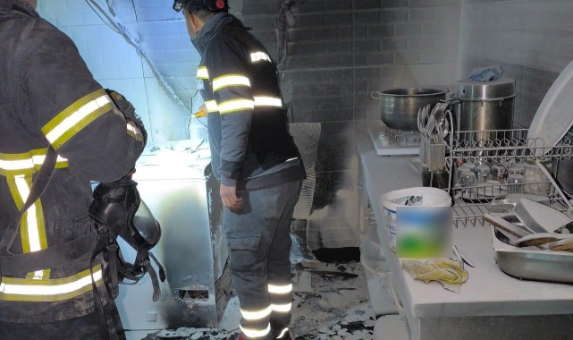 Samandağ’da iş yeri yangını
