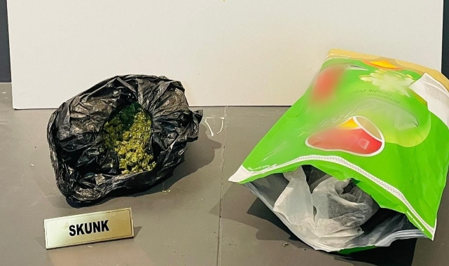 Samsun'da 265 gram skunk ele geçirildi
