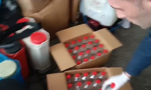 Samsun'da 755 litre etil alkol ele geçirildi