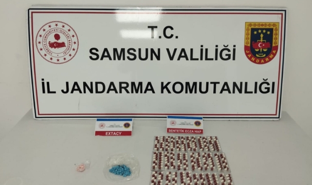 Samsun'da Jandarmadan uyuşturucu operasyonu