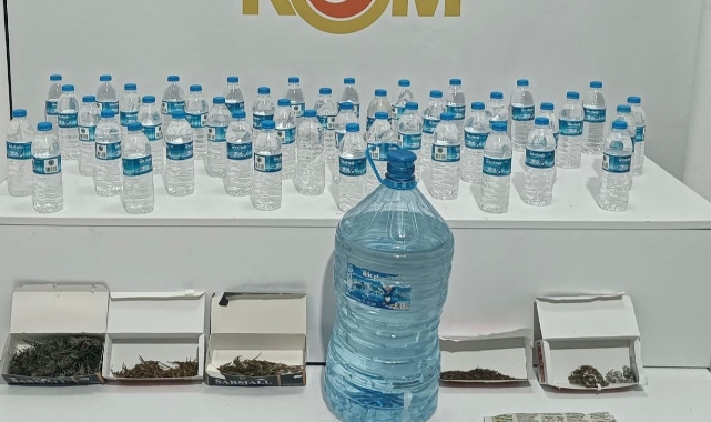 Samsun'da kaçak içki ve uyuşturucu operasyonu