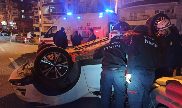 Şanlıurfa'da iki otomobil çarpıştı! Kazada 2 kişi yaralandı