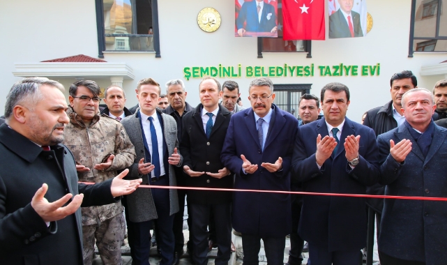Şemdinli'de taziye evi açıldı