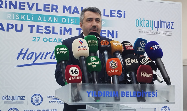 Şirinevler Mahallesi sakinleri tapularına kavuştu