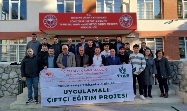 Söke TAYEM'de Uygulamalı Çiftçi Eğitimlerine devem ediyor