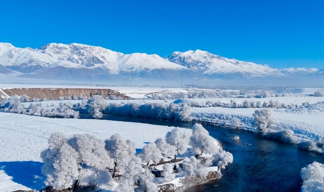 Tunceli’den kartpostallık kar manzaraları...