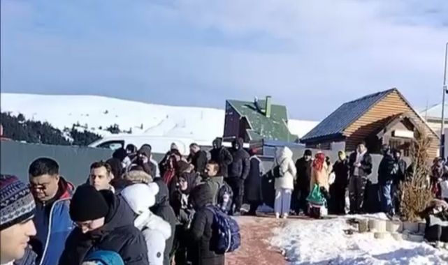 Uludağ'da otelde yangın ihbarı panik yarattı!