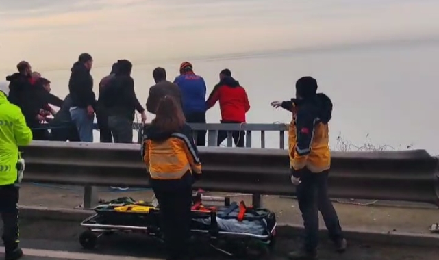 Zonguldak'ta trafik kazasında 2 kişi yaralandı