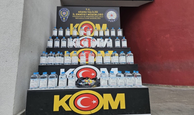 383 litre sahte içki ele geçirildi