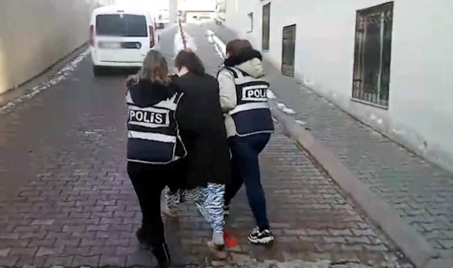 5 ilde 17 suç dosyasıyla aranan kadın yakalandı