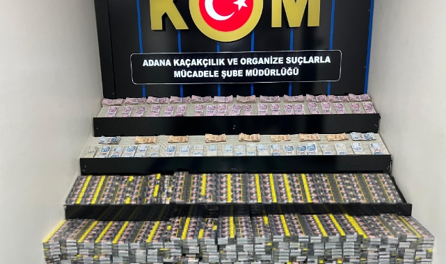 Adana’da 7 bin 335 paket kaçak sigara ele geçirildi