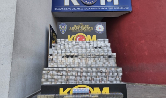 Adana’da kaçakçılık operasyonu!