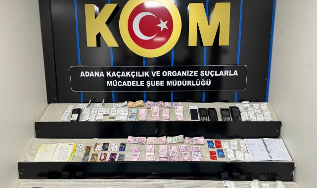 Adana'da pos tefeciliği operasyonu: 12 gözaltı